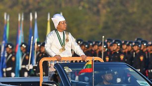 Mianmaro chuntos lyderis Min Aung Hlaingas