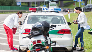 Kelių policijos reidas, nukreiptas prie&scaron; greičio mėgėjus
