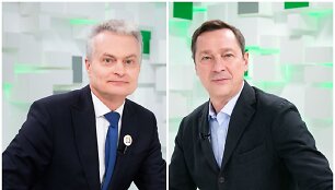 Gitanas Nausėda ir  Artūras Zuokas