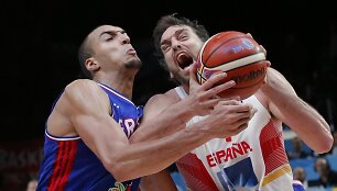 Rudy Gobert'as ir Pau Gasolis