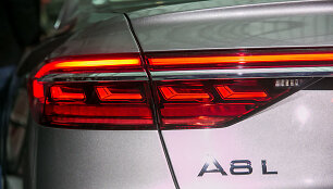 &bdquo;Audi A8&ldquo; pristatymo akimirka