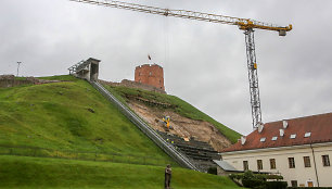 Tvarkomas Gedimino kalnas