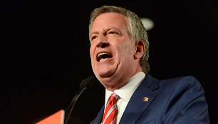 Billas de Blasio perrinktas Niujorko meru