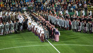 Dainų &scaron;ventė 2018 &ndash; &scaron;okių diena LFF stadione
