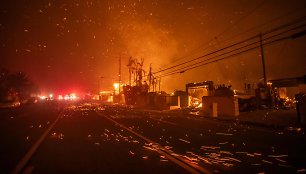 Gaisras Los Andželo priemiestyje / APU GOMES / Getty Images via AFP