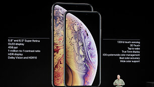 Naujieji telefonai &bdquo;iPhone Xs&ldquo; ir &bdquo;iPhone Xs Max&ldquo;