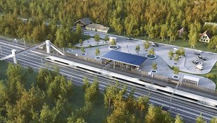 „Rail Baltica“ regioninės stotys ir stotelės