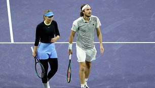 Paula Badosa ir Stefanos Tsitsipas