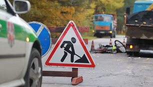 Įvykio vietoje Vaidotuose