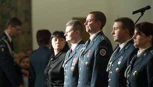 Policijos pareigūnai Angelų Sargų dieną paminėjo Valdovų rūmuose.