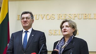 Algirdas Butkevičius ir Loreta Graužinienė