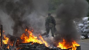 Rusų diversantas netoli Slovjansko miesto