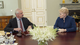 Evaldas Gustas susitiko su Dalia Grybauskaite