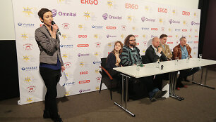 Spaudos konferencijos akimirka