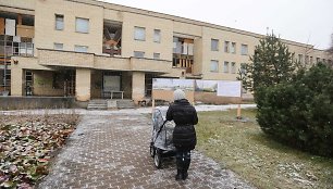 Vilniaus Klinikų gatvėje prasidėjo Šv.Roko ligoninės rekonstrukcija