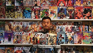 Nematomu žmogumi pramintas Kinijos menininkas Liu Bolinas