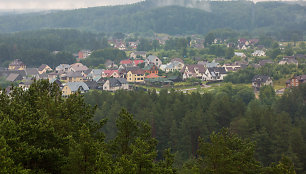 Vaizdas nuo Vilkakalnio apžvalgos bokšto