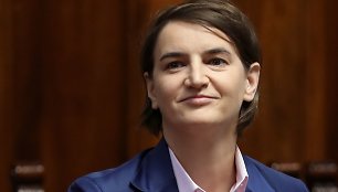 Naujoji Serbijos ministrė pirmininkė – Ana Brnabič