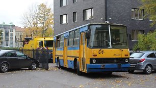 Iš Vilniaus į Kauną iškeliavo paskutinis „Ikarus“ autobusas. 