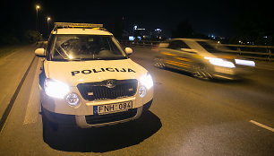 Naktinis policijos reidas Vilniuje