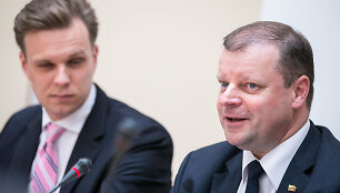 Gabrielius Landsbergis ir Saulius Skvernelis