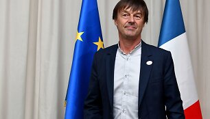 Prancūzijos  aplinkos ministras Nicolas Hulot