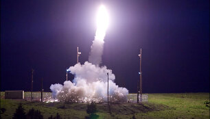 JAV sėkmingai i&scaron;bandė prie&scaron;raketinę sistemą THAAD