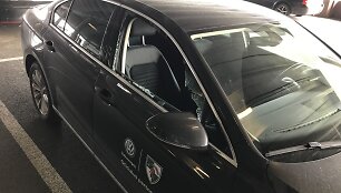 Axelio Toupane&rsquo;o automobilis užkliuvo ilgapir&scaron;čiams
