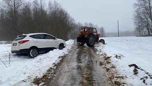 R.Šimašius užklimpo Skudutiškio apylinkėse