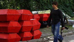 Karstai su žuvusiais prorusi&scaron;kų teroristų kūnais
