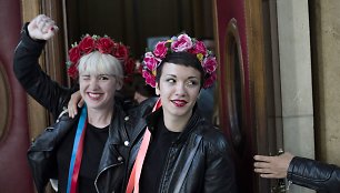 „Femen“ aktyvistės Paryžiuje 