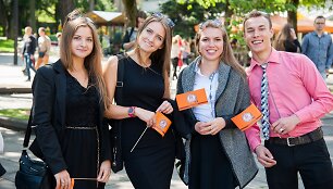 VDU studentai