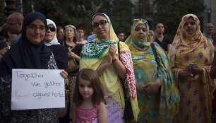 Ispanijoje po atakų musulmonai protestavo prie&scaron; antiislami&scaron;kus nusikaltimus