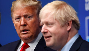 Donaldas Trumpas ir Borisas Johnsonas