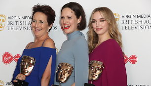 Fiona Shaw, Phoebe Waller-Bridge ir Jodie Comer