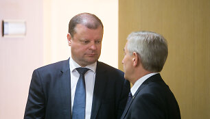 Saulius Skvernelis ir Viktoras Pranckietis