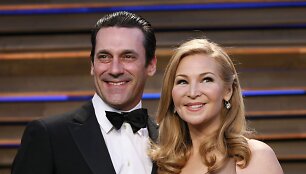 Jonas Hammas su žmona Jennifer Westfeldt
