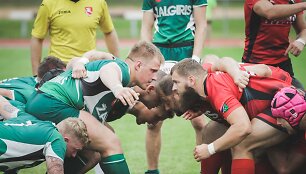 Kauno &bdquo;Žalgirio&ldquo;&nbsp;regbininkai i&scaron;vykoje 39:17 (29:7) įveikė Kekavos &bdquo;RC Miesnieki-Kekava&ldquo;&nbsp;(Latvija) komandą.