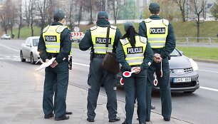 Policijos akcija Vilniuje