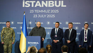 Ukrainos ir Rusijos taikos derybos Turkijoje