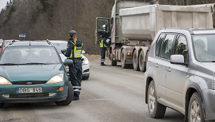 Savaitgalį Klaipėdos apskrityje vykdytas reidas: ikrintas transporto priemonių vairuotojų blaivumas, apsvaigimas nuo narkotinių ar kitų psichiką veikiančių medžiagų.