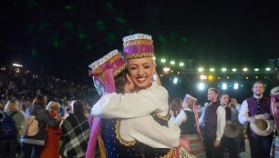 Džiaugsmo emocijos &scaron;ventės pabaigoje 