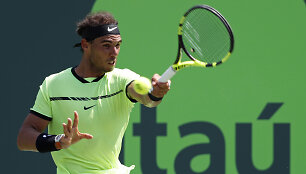 Rafaelis Nadalis &bdquo;Miami Open&ldquo; pusfinalyje nugalėjo Fabio Fogninį