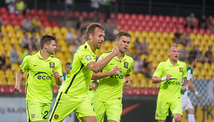 A lyga : &bdquo;Trakai&ldquo; - &bdquo;Žalgiris&ldquo;"	