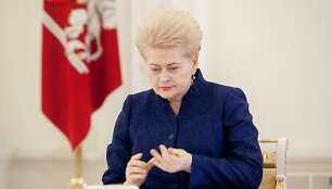 Prezidentė priima naujų teisėjų priesaikas