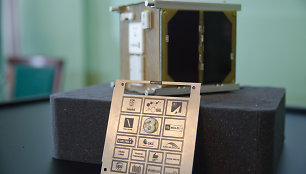 Palydovo „LitSat-1“ išlydėtuvių į Hjustoną akimirka