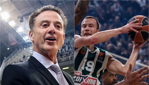 Rickas Pitino pagyrė Luką Lekavičių tiesioginiame eteryje