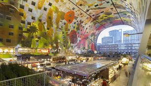 „Markthal“ iš vidaus