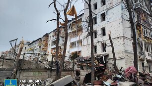 Galingas rusų smūgis Charkivui
