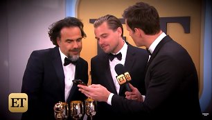 Alejandro Gonzalezas Inarritu ir Leonardo DiCaprio